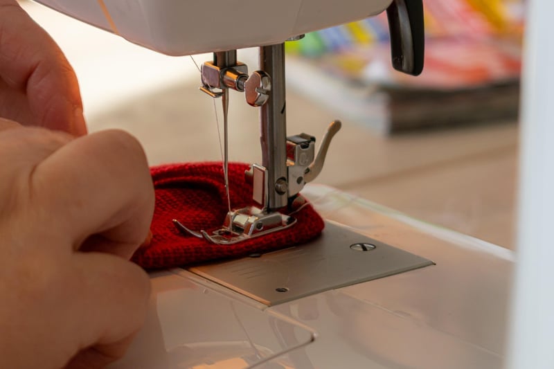 Repurposed sewing materials